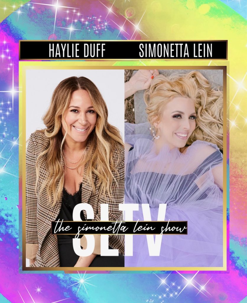 Haylie Duff Guests On The Simonetta Lein Show On SLTV