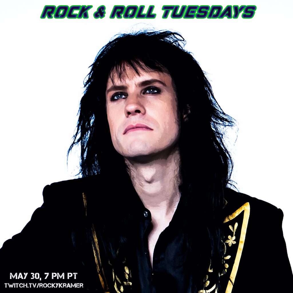 Rocky Kramer’s Rock & Roll Tuesdays Presents “Simply The Best” On May 30th, 2023, 7 PM PT on Twitch